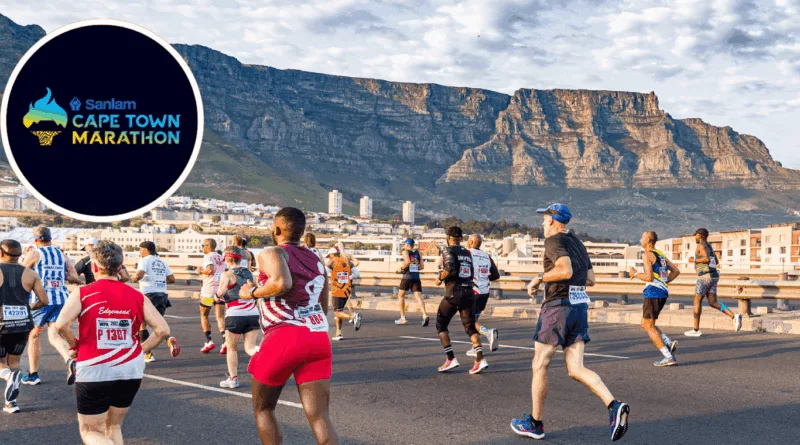 damaged marathon infrastructure at green point after severe winds forced the cancellation of the cape town marathon.